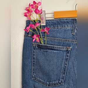 🌷 Maurices Women's Size 12 SHORT Blue Jeans Straight Leg Distressed
